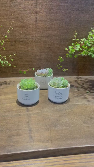 Personalized 50th Anniversary Garden Plant Pot, Custom Anniversary Gift, Wedding Anniversary Keepsake, 50th Anniversary Gift for Couple