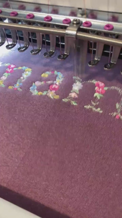 Embroidered Shirt Floral Mama Grandma Abuela
