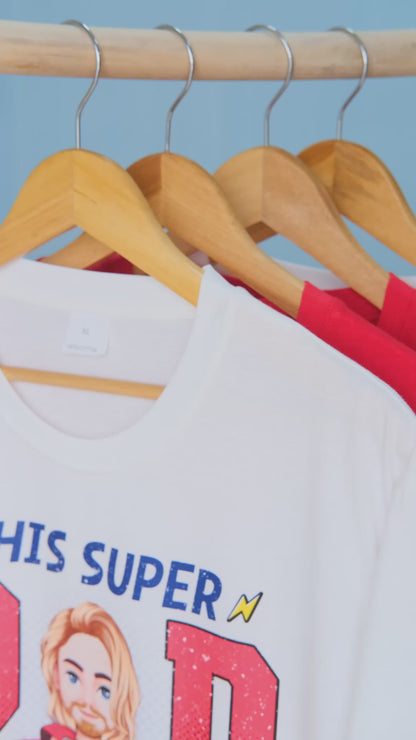 This Superdad Belongs To - Personalized Apparel - Gift For Father, Dad, Father's Day, Birthday Gift