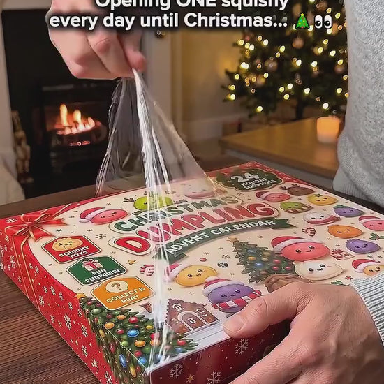 Dumpling Squishy Advent Calendar, 24 Day Christmas Countdown, Mini Squishy Fidget Toys, Kids Christmas Gift, Stocking Stuffer, Holiday Gift 17ec64c3-25b7-44d7-b569-b87692db12c8-xcxcxcxccxcx.mp4