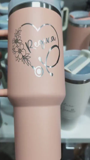 Personalized Nurse Gift tumbler Med Student Tumbler Nurse Appreciation Gift Dental Student Gift Custom RN Gift graduation Gift cup 40 oz