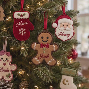 Personalized Christmas Ornament, Custom Name Embroidered Felt Decor, Family Christmas Gifts ac609bce-a0c6-42cc-bc78-83cea4c88fac-cfbhfh.mp4