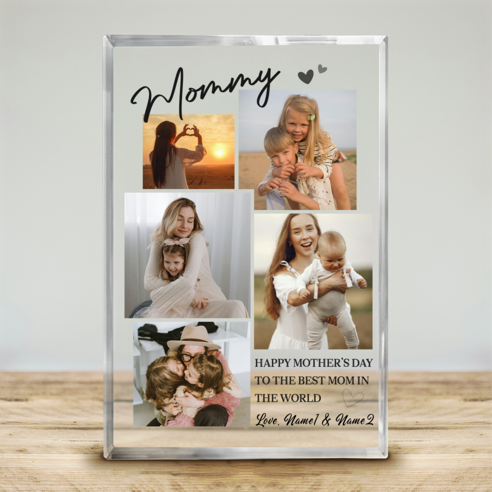 Mothers Day Plaque, Photo Keepsake Gift For Mom, Personalized Mom Gifts, Mothers Day Gifts 2025