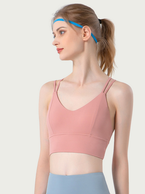Lululeom Cloud Cross Strap Yoga Bra FSLS1092-B