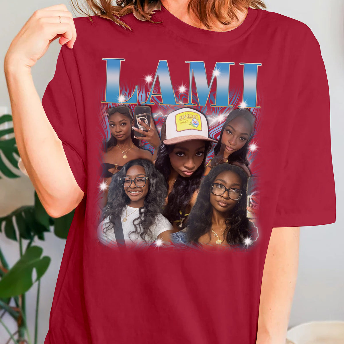 Custom Bootleg Rap Tee, Custom Photo - Vintage Graphic 90s Tshirt, 90s Style, Custom Photo Shirt, Gift For Girlfriend