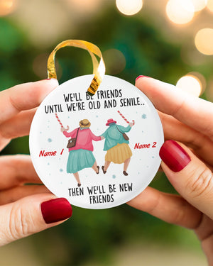 Custom Ornament For Friends, Friendship Ornament 2025, Christmas Gift, Gift For Friends, Christmas Keepsake, Gift For Her, Besties Ornament