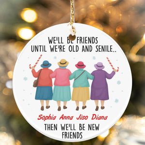 Custom Ornament For Friends, Friendship Ornament 2025, Christmas Gift, Gift For Friends, Christmas Keepsake, Gift For Her, Besties Ornament