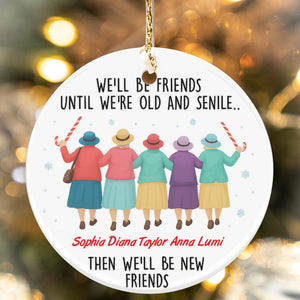 Custom Ornament For Friends, Friendship Ornament 2025, Christmas Gift, Gift For Friends, Christmas Keepsake, Gift For Her, Besties Ornament