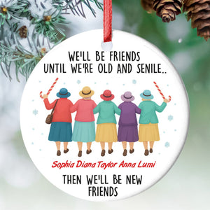 Custom Ornament For Friends, Friendship Ornament 2025, Christmas Gift, Gift For Friends, Christmas Keepsake, Gift For Her, Besties Ornament