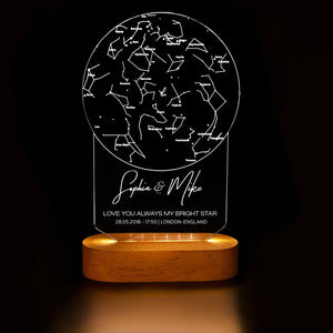 Romantic Love Gifts Personalized Star Map LED Lamp