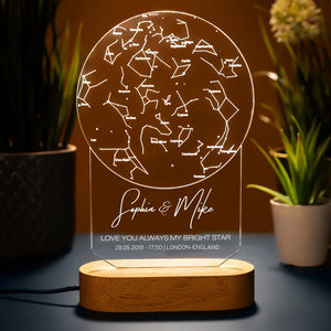 Romantic Love Gifts Personalized Star Map LED Lamp