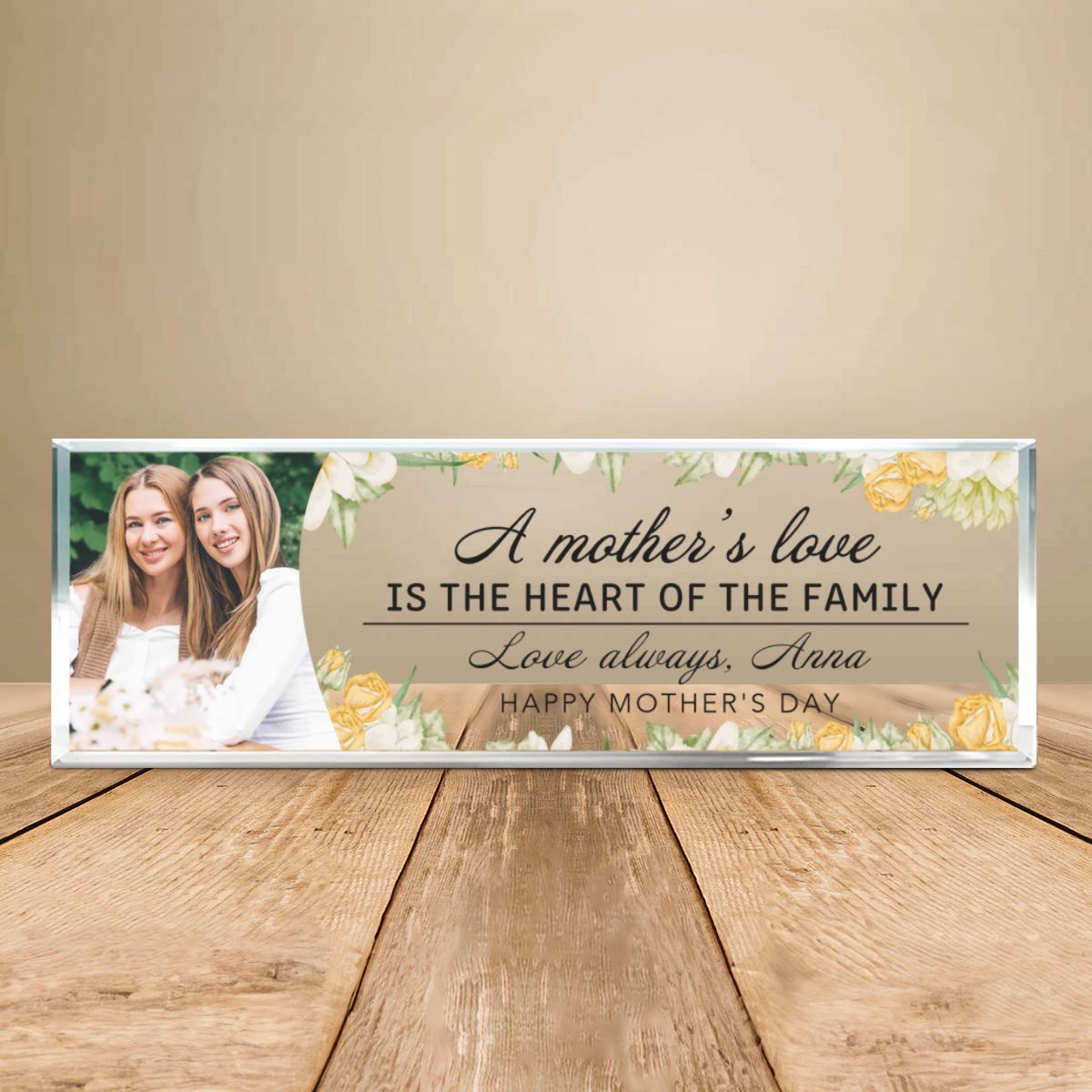 Custom Photo Gifts For Mother Acrylic Plaque, Mother Photo Acrylic, Mother's Day Gifts For Her, Mom Acrylic Photo Plaque, Mother s Day Gift