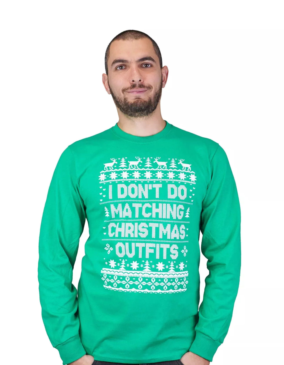 Christmas matching green red funny shirts matching outfits but I do tees