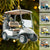 Golf Cart Christmas 2d Acrylic Ornament, Gift For Golf Lover, Tree Decor Xmas