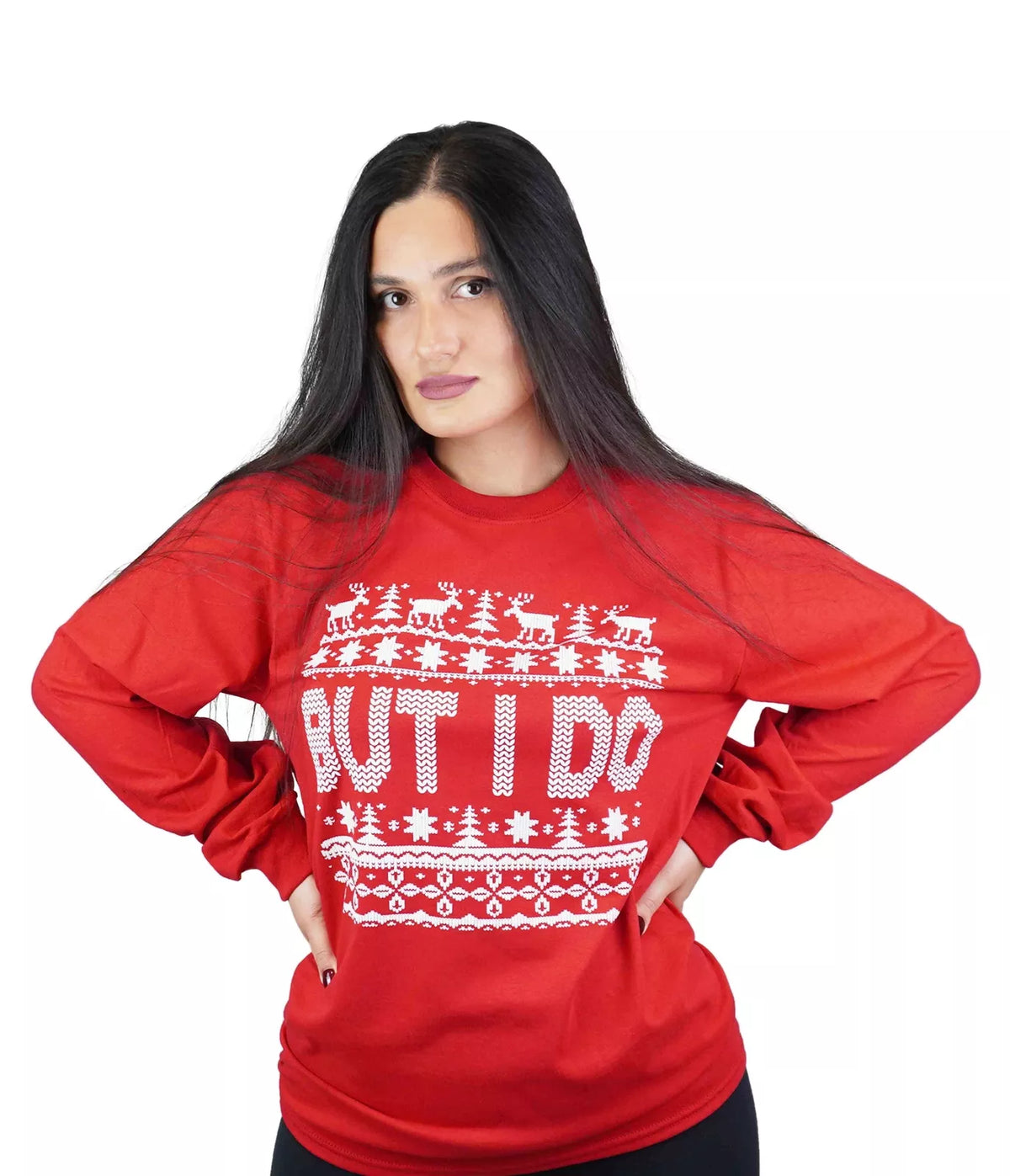 Christmas matching green red funny shirts matching outfits but I do tees