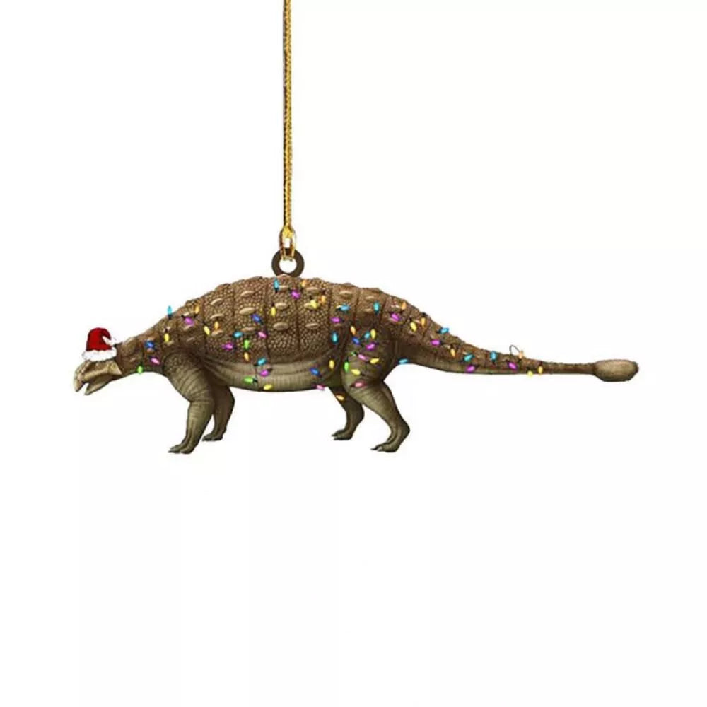 2D Christmas Dinosaur Hanging Ornaments Dinosaur Hanging Decoration Christmas