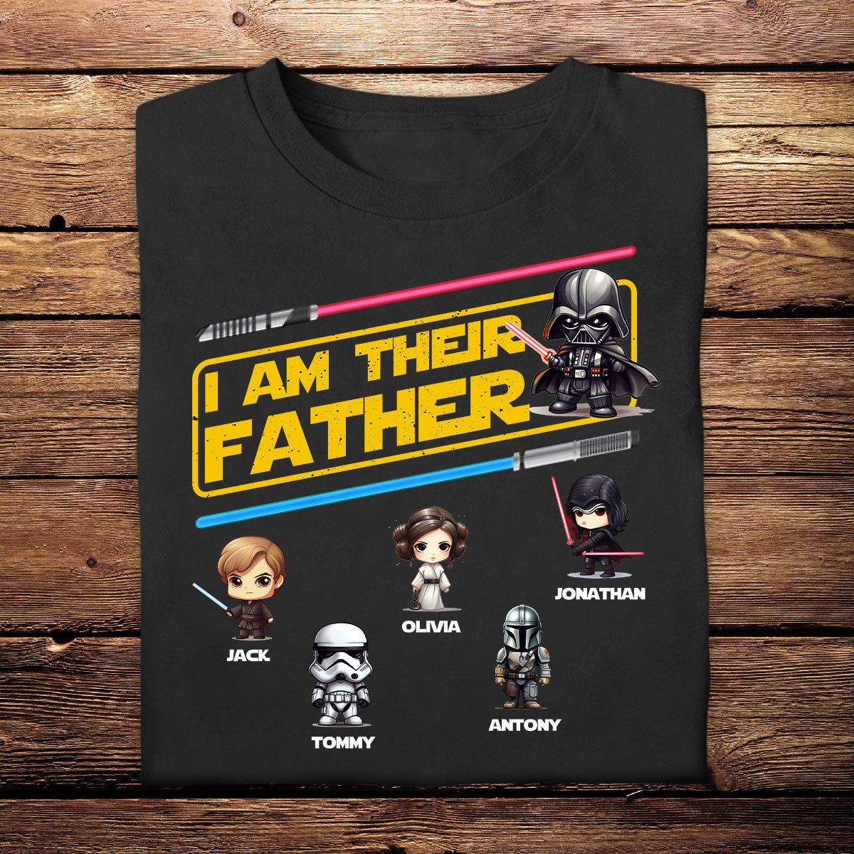 Best Custom T Shirts - I Am Their Father - Customized Apparel for Father's Day Birthday Anniversary