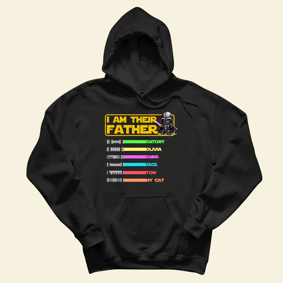 Personalized T-Shirt For Dad - I Am Their Father - Dad - Daddy - Papa - Customized Apparel Gifts For Father's Day Birthday Anniversary T-Shirt For Dad