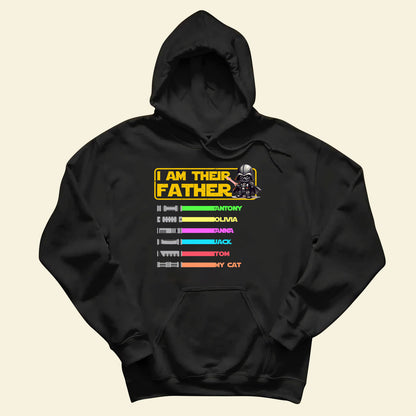 Personalized T-Shirt For Dad - I Am Their Father - Dad - Daddy - Papa - Customized Apparel Gifts For Father's Day Birthday Anniversary T-Shirt For Dad