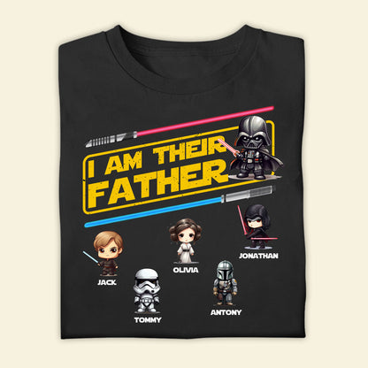 Best Custom T Shirts - I Am Their Father - Customized Apparel for Father's Day Birthday Anniversary