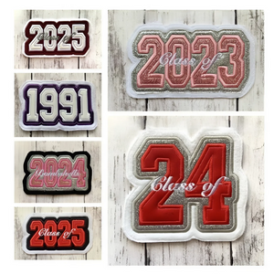 Graduation Year Letterman Jacket Patch | Class year Letterman Jacket Patch | Class of 2023 Patch | Class of 2024 Class of 2025 Class of 2026