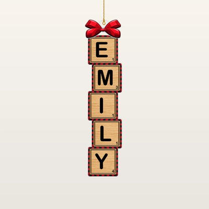 SP09 source-style hanger ornament — EMILY