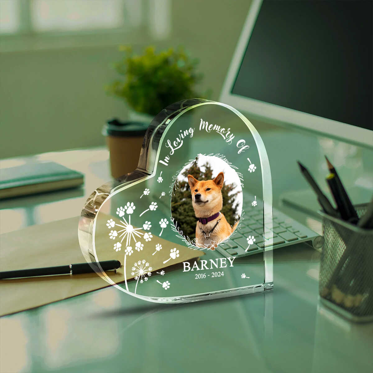 In Loving Memory Of Personalized Heart Shape Plaque Custom Pet Memorial, Dog Memorial Acrylic Plaque, Pet Remembrance Gift, Dog Keepsake Plaque, Sympathy Sign stunning-gift-store-acrylic-wall-art-heart-acrylic-in-loving-memory-of-2_optimized.jpg