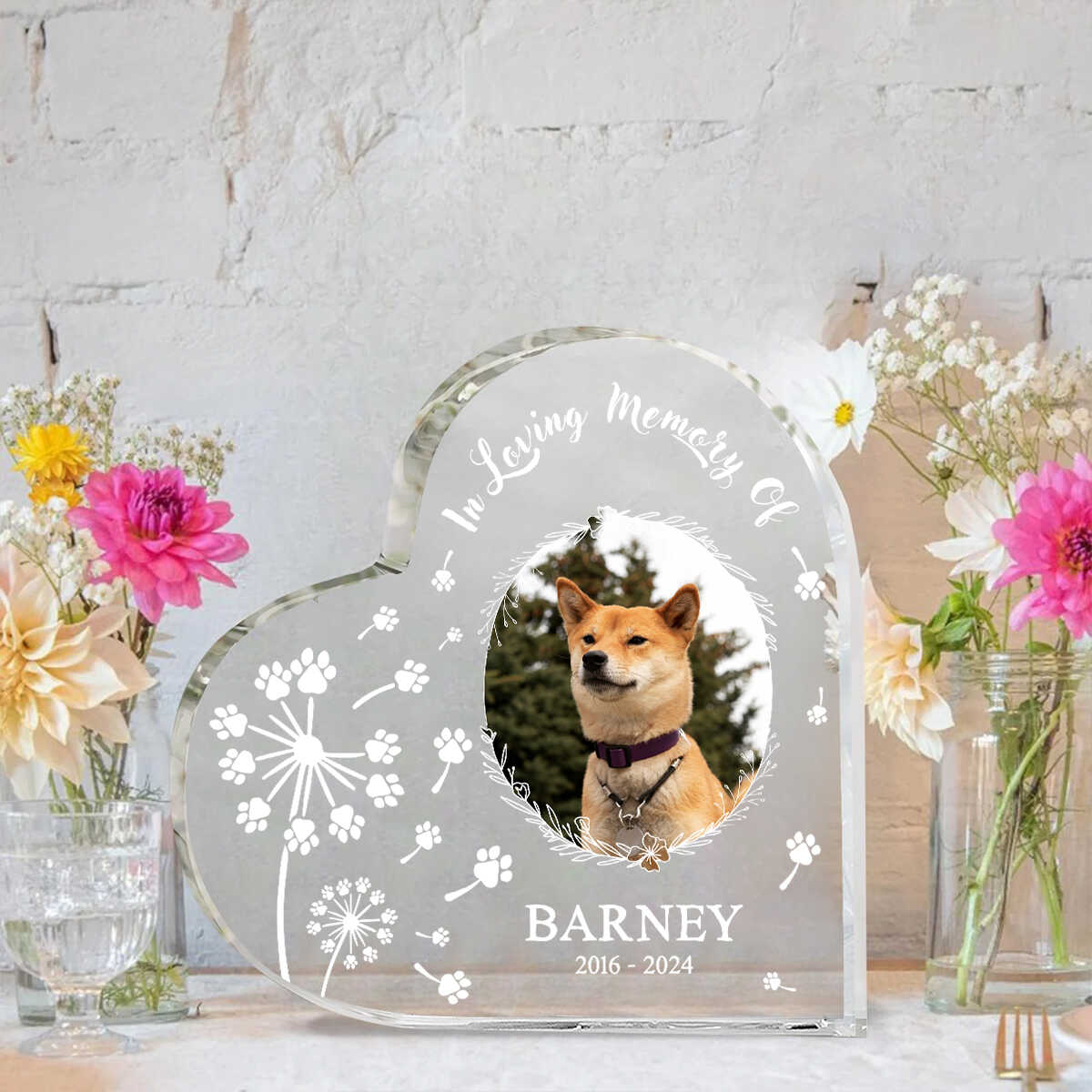 In Loving Memory Of Personalized Heart Shape Plaque Custom Pet Memorial, Dog Memorial Acrylic Plaque, Pet Remembrance Gift, Dog Keepsake Plaque, Sympathy Sign stunning-gift-store-acrylic-wall-art-heart-acrylic-in-loving-memory-of-4_optimized.jpg