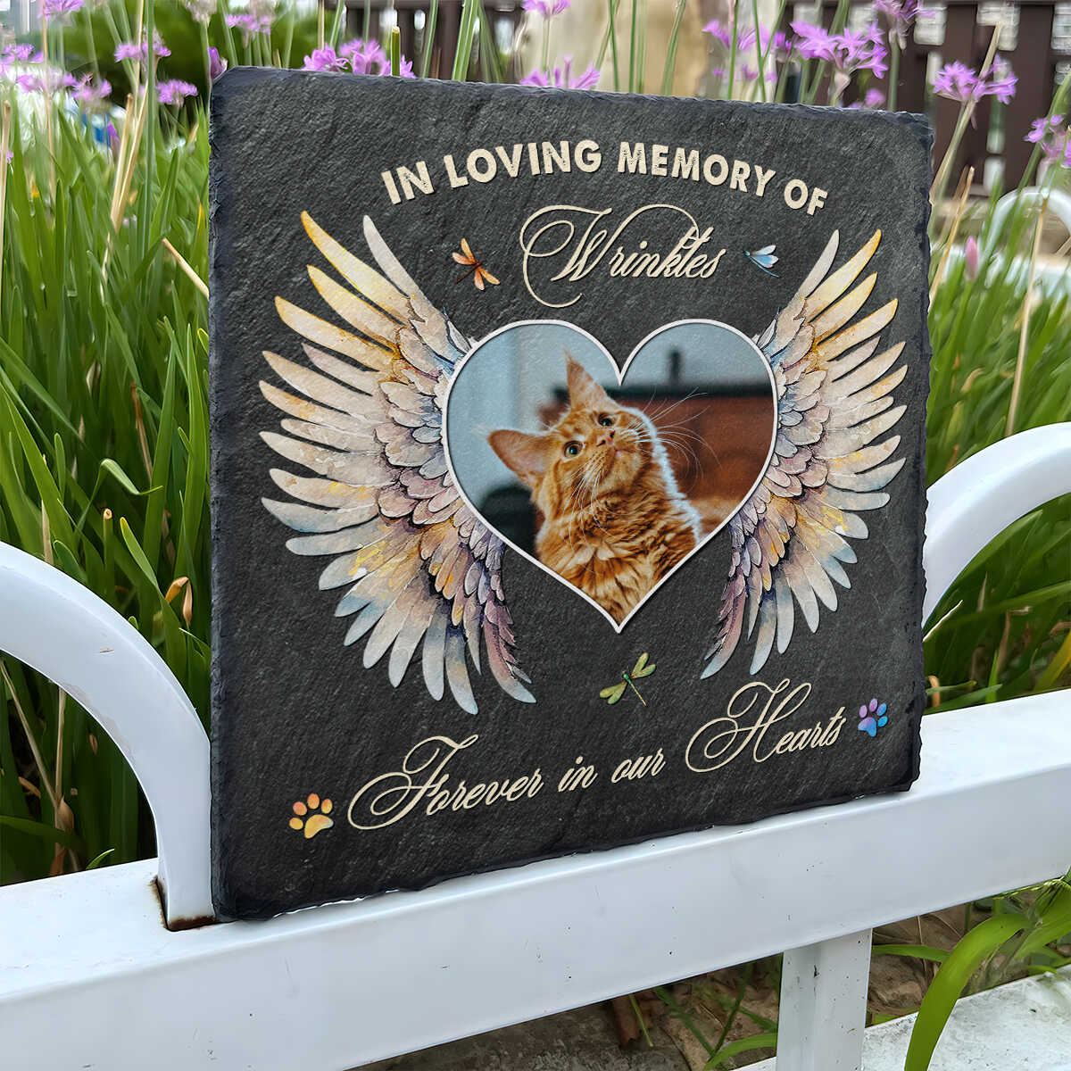 Custom Memorial Stone | Memorial online Plaque | Temporary Grave Marker | Personalized Memorial Garden Stone | Sympathy Gift