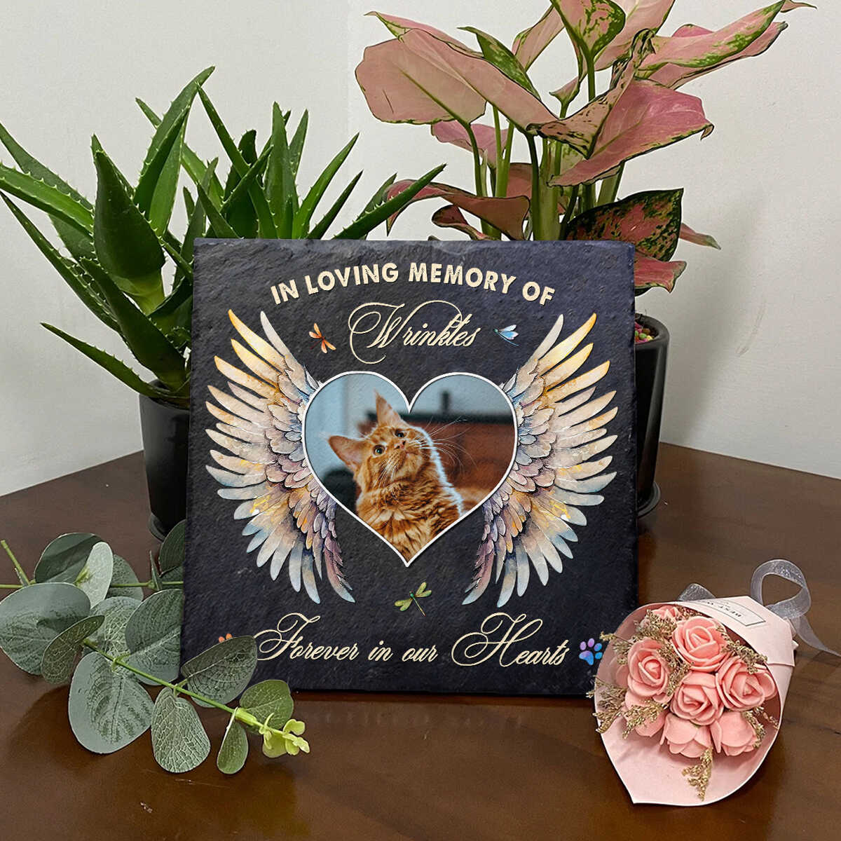 Personalized Pet Memorial Stone | Custom Pet Grave Marker with Photo | Memorial Garden Stone | Sympathy store Gift | Loss of Pet |