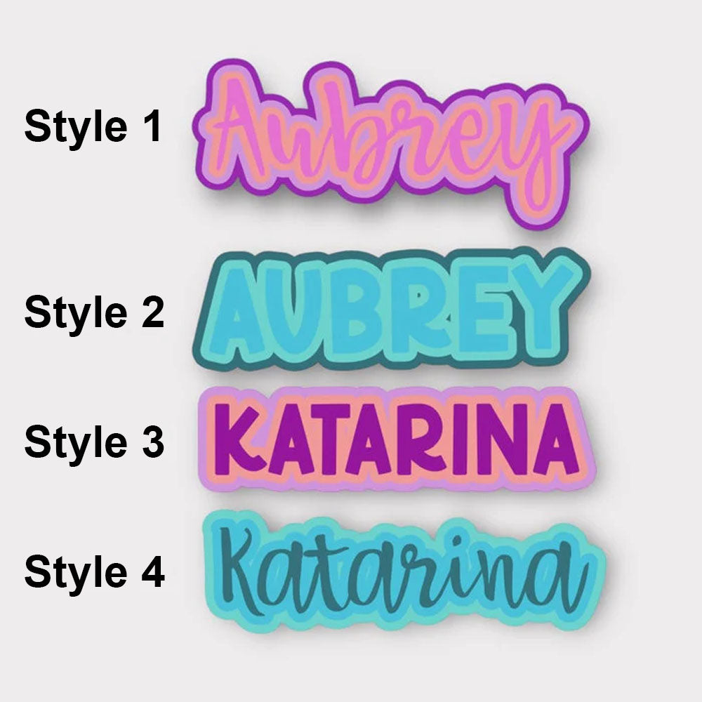 Personalized Magnet Custom Name Locker Magnet School Decal Fridge Magnet Laptop Sticker Teacher or Student Gift