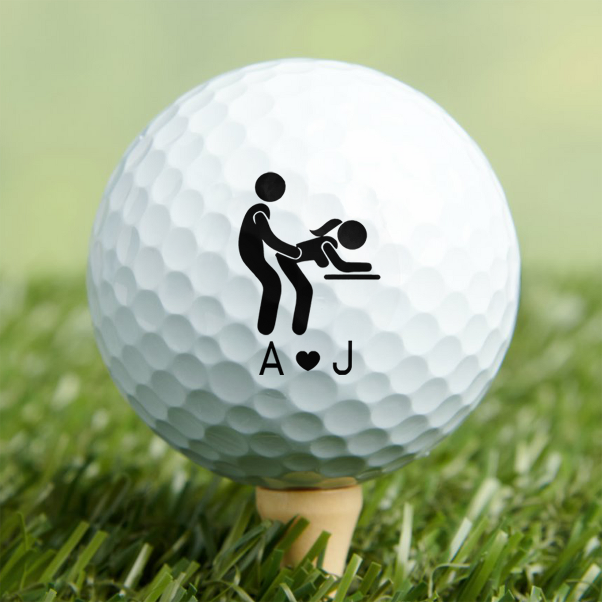 Personalized Funny Adult Golf Ball Gift for Golfer