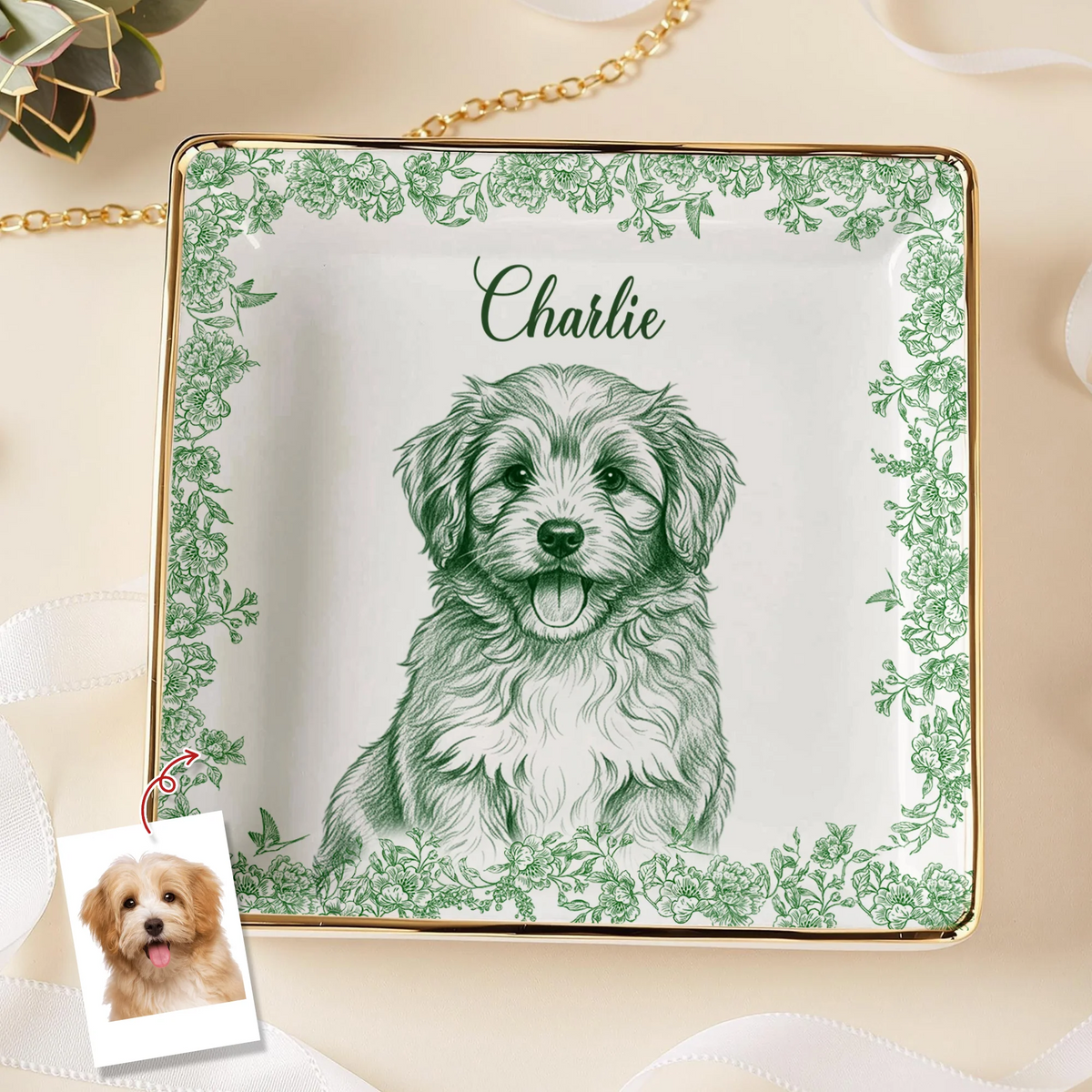 Custom Photo Dog Cat Toile De Jouy Style Jewelry Dish t_ixu_ng_13_9b0d80e5-10a0-4517-9096-04117117f4ff.png