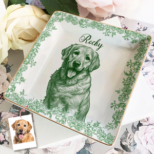 Custom Photo Dog Cat Toile De Jouy Style Jewelry Dish t_ixu_ng_14_22424673-5202-4c15-aa50-c8421ece9bb1.png
