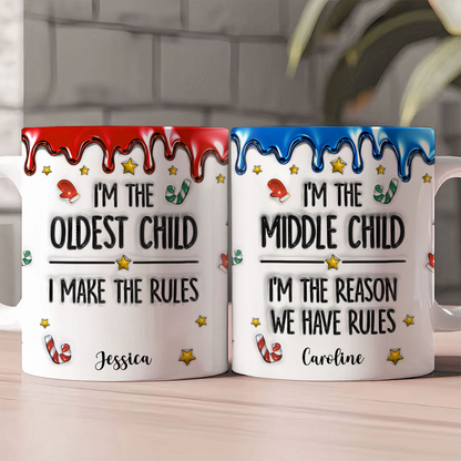 Who Makes The Rules - Personalized Ceramic Coffee Mug
