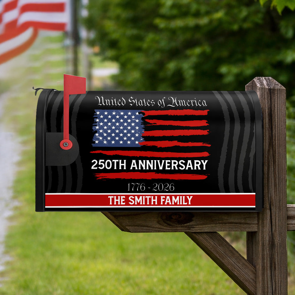 USA 250th Anniversary Mailbox Cover
