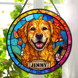 Stained Glass Style Pet Portrait - Personalized Stained Window Hanging Suncatcher t_ixu_ng_1_e12fceea-666d-4070-ba25-860e0cd269d8.png
