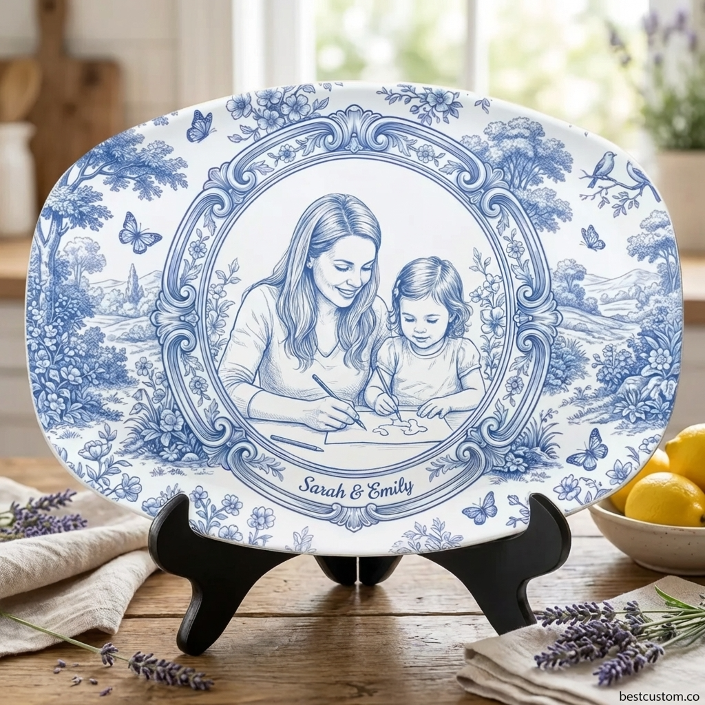 Mom & Kid A Bond That Can t Be Broken - Personalized Platter, Gift For Mom, Grandma, Drawing Portrait t_ixu_ng_21_d5e85067-b802-4f8f-9738-6d56e7a72349.png