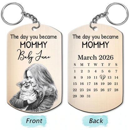 Custom Photo Pencil Sketch Calendar The Day You Became My Mom - Personalized Keychain t_ixu_ng_27_b97c5de2-48ed-476d-bc28-9351af8341bf.png