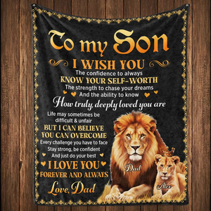 Just Do Your Best - Personalized Fleece Blanket