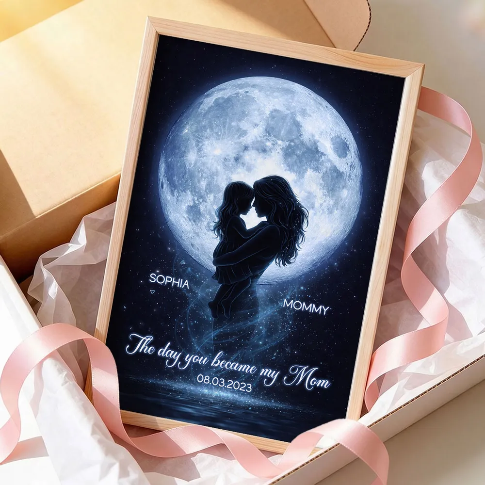 The Day You Became My Mom Moon Phase - Personalized Poster - Heartfelt Gift For Mom t_ixu_ng_3_ab015ea2-c5d4-4b3b-bb30-29634e7cd01a.png