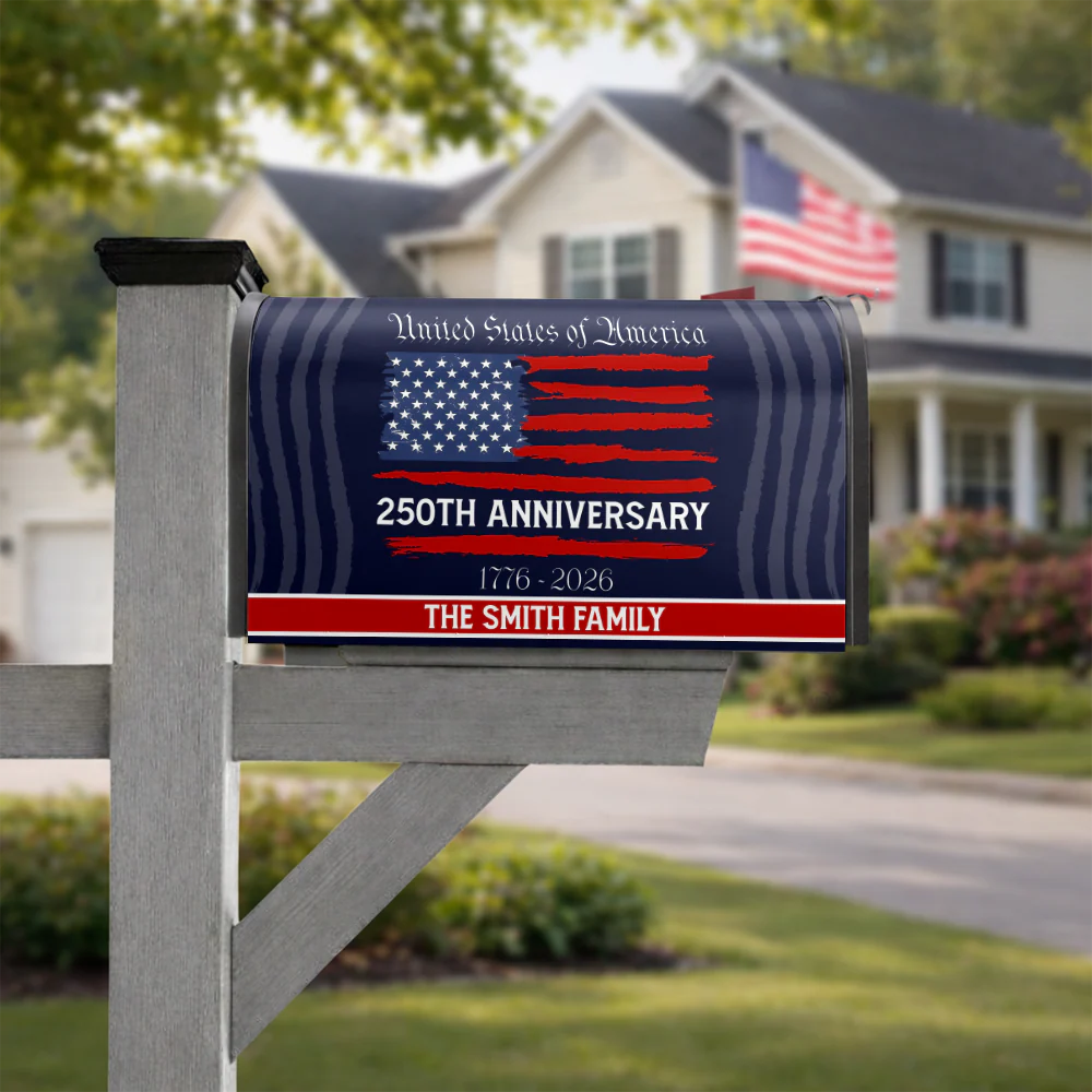 USA 250th Anniversary Mailbox Cover