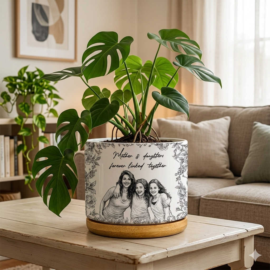 Custom Photo Pencil Sketch A True Friendship Is A Journey Without An End - Personalized Ceramic Plant Pot t_ixu_ng_43_e871ce72-32ea-4eac-aae6-fc35c7b2d6e2.png