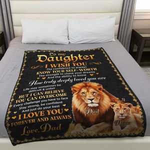 Just Do Your Best - Personalized Fleece Blanket