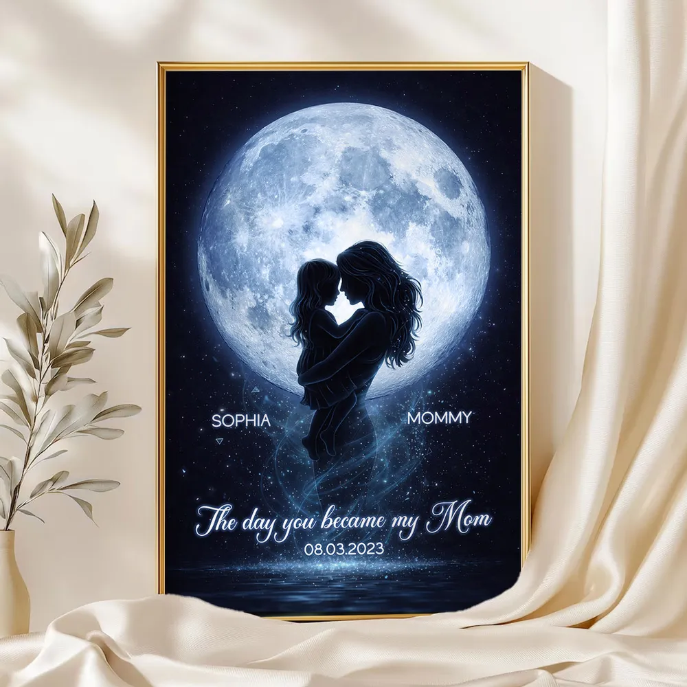 The Day You Became My Mom Moon Phase - Personalized Poster - Heartfelt Gift For Mom t_ixu_ng_5c104811-4ba2-4d90-9489-c3d6b8617180.png
