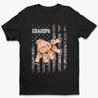 Grandpa Is Like Dad Without Rules - Family Personalized Custom Unisex T-shirt, Premium T-shirt, Hoodie - Gift For Dad, Grandpa