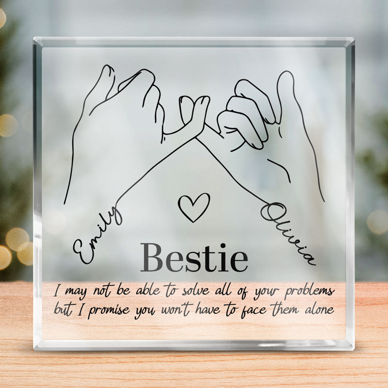 Pinky Promise - Bestie Personalized Custom Square Shaped Acrylic Plaque - Gift For Best Friends, BFF, Sisters thumb1_5000x_f6376ce3-abd4-4fca-9987-50da58dd8446.jpg