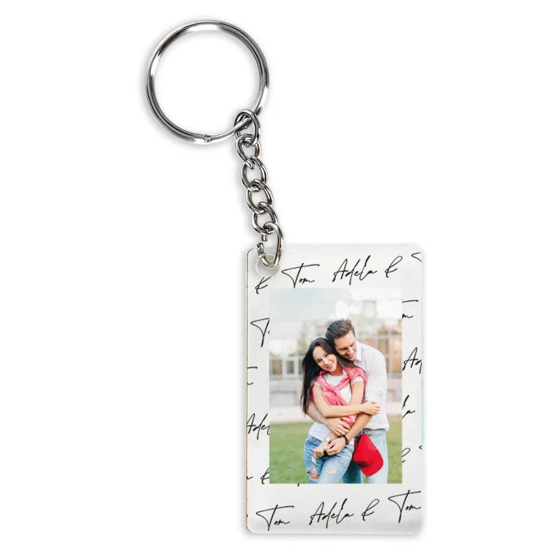 Valentine's Day Personalized Key Chain, Couple Gifts