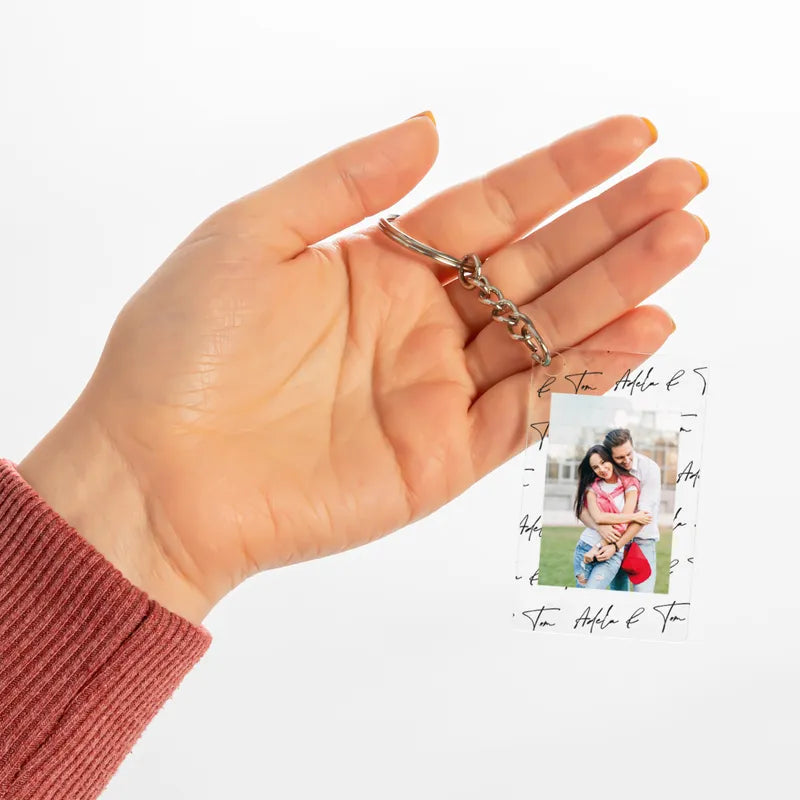 Valentine's Day Personalized Key Chain, Couple Gifts