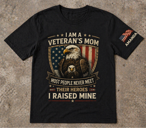 Mother's Day Gifts, I Am A Veteran s Mom 250Th Usa Anniversary - Personalized Shirt